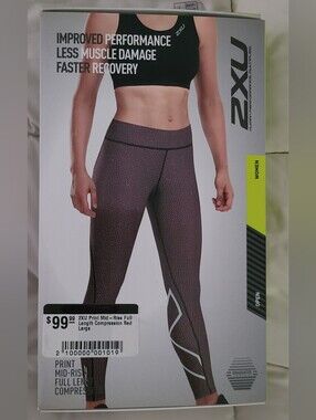 2XU Women’s Print Compression Leggings — BNWT